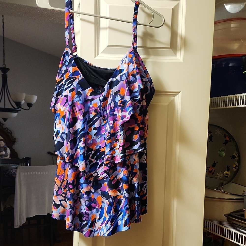 Colorful Women Swimming Top